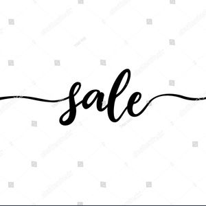 SALE BEGINNING TODAY